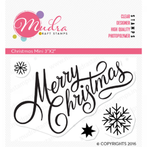 Mudra Clear Stamp - Christmas Mini