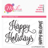 Mudra Clear Stamp - Happy Holidays