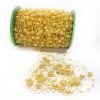 Yellow Faux Pearl Bead Garland String
