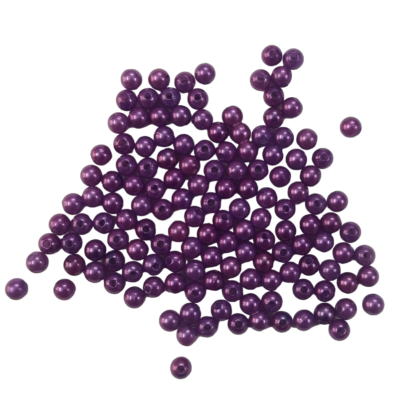 Purple Faux Pearl Beads