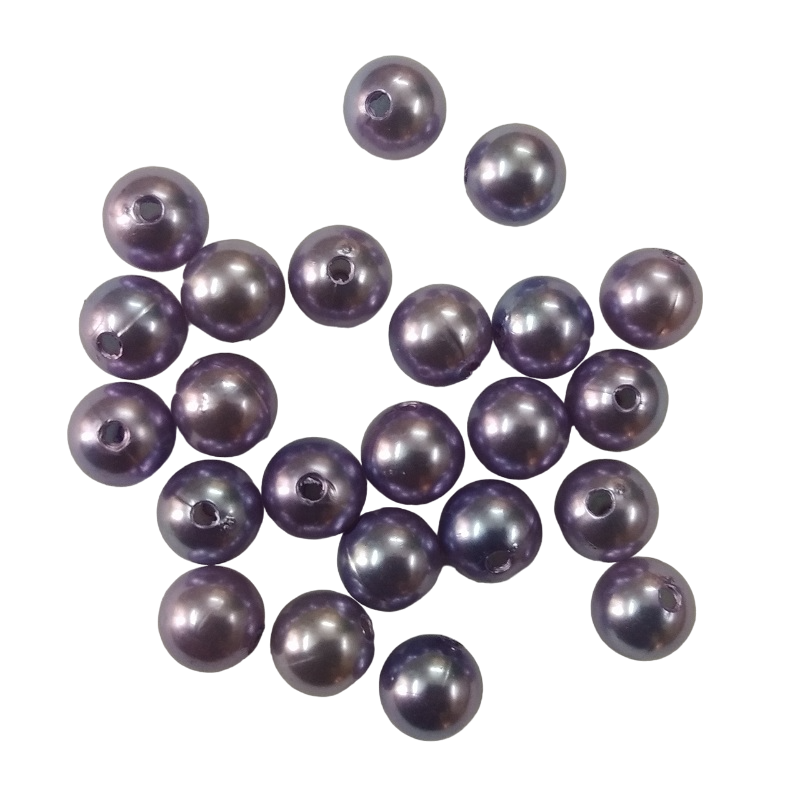 Lavender Faux Pearl Beads