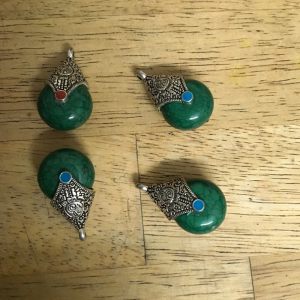 Tibetan Green Pendant