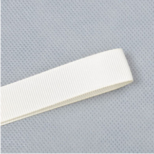Cream White Plain Grosgrain Ribbon