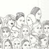 Caricature People Decoupage Napkin