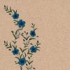 Blue Flowers Decoupage Napkin