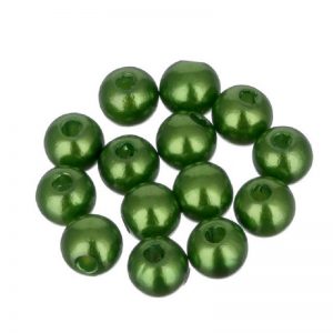 Green Faux Pearl Beads