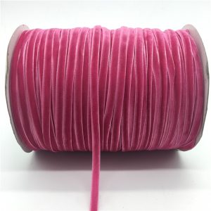 Hot Pink Velvet Ribbon