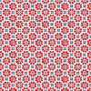 Red Small Flowers Decoupage Napkin
