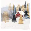 Winter Scene Decoupage Napkin