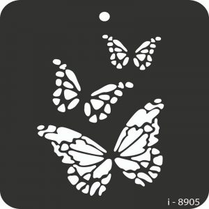 iCraft 4 x 4 Mini Stencil - Butterfly