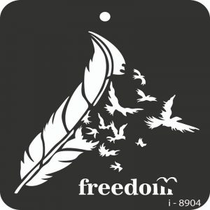 iCraft 4 x 4 Mini Stencil - Freedom