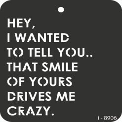 iCraft 4 x 4 Mini Stencil - Smile