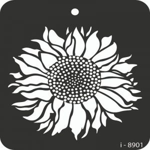 iCraft 4 x 4 Mini Stencil - Sunflower
