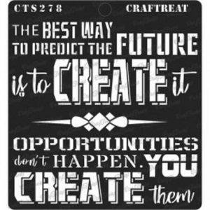 CrafTreat Stencil - Create Opportunitiesz