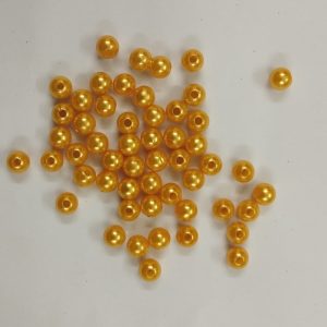 Yellow Faux Pearl Beads