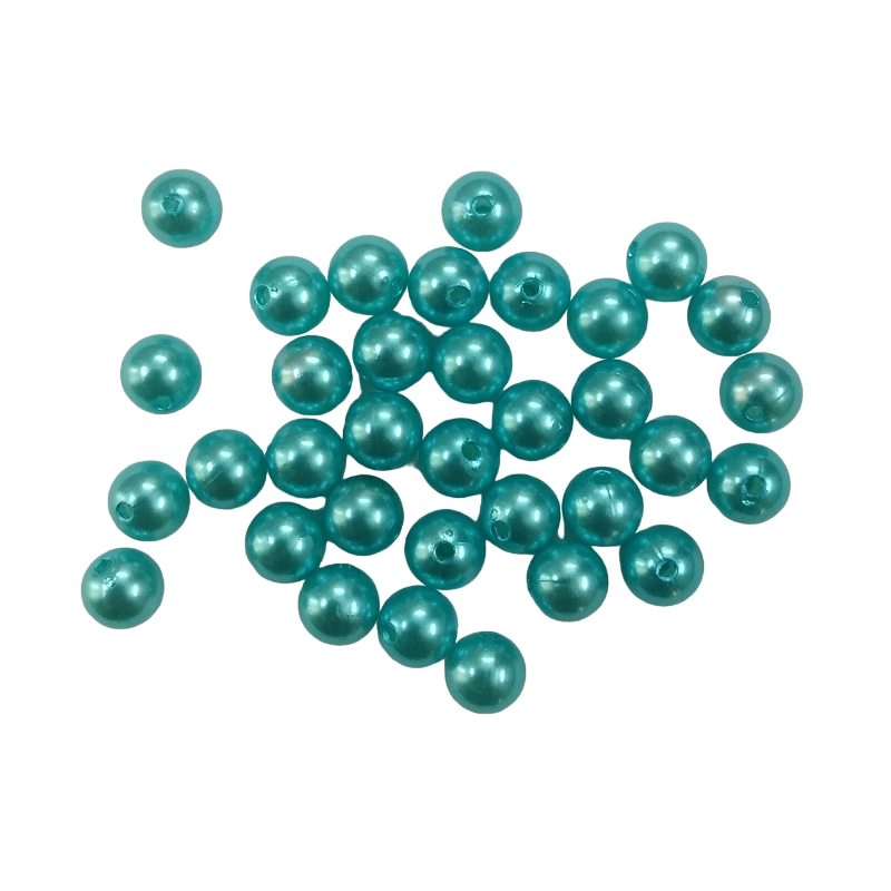 Light Blue Faux Pearl Beads