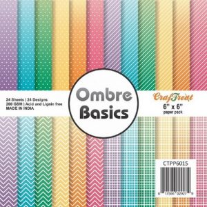 Ombre Basics - Craftreat 6 x 6 Paper Pack