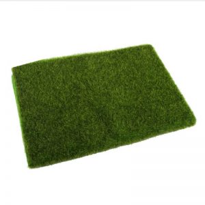 Miniature Outdoor Green Lawn