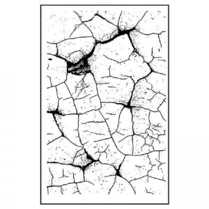 Stamperia HD Natural Rubber Stamp - Thin Crackle