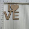LOVE MDF Cutout