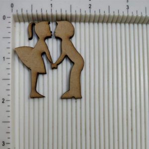 A Boy And Girl Together MDF Cutout