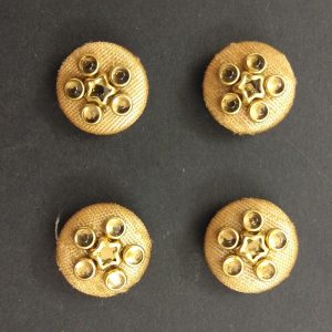 Fabric Covered Stone Work Buttons