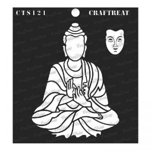 CrafTreat Stencil - Sitting Buddha