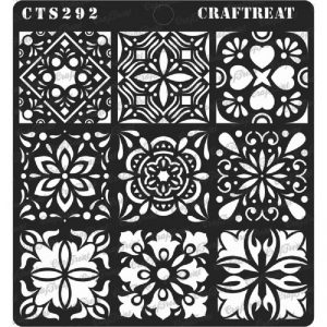 CrafTreat Stencil - Mini Tiles
