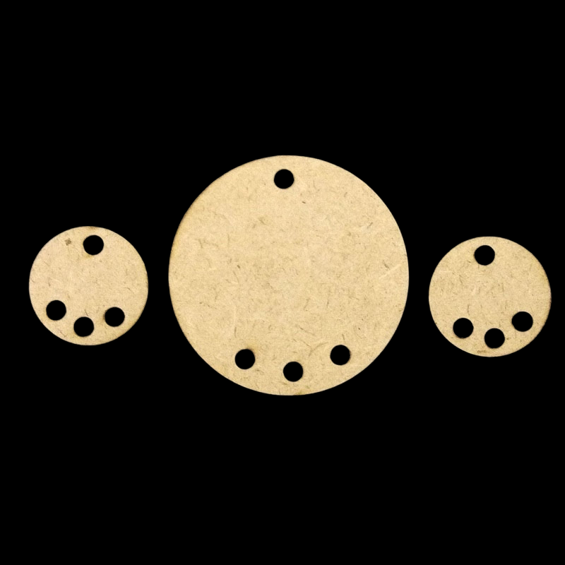 MDF Circle With Holes