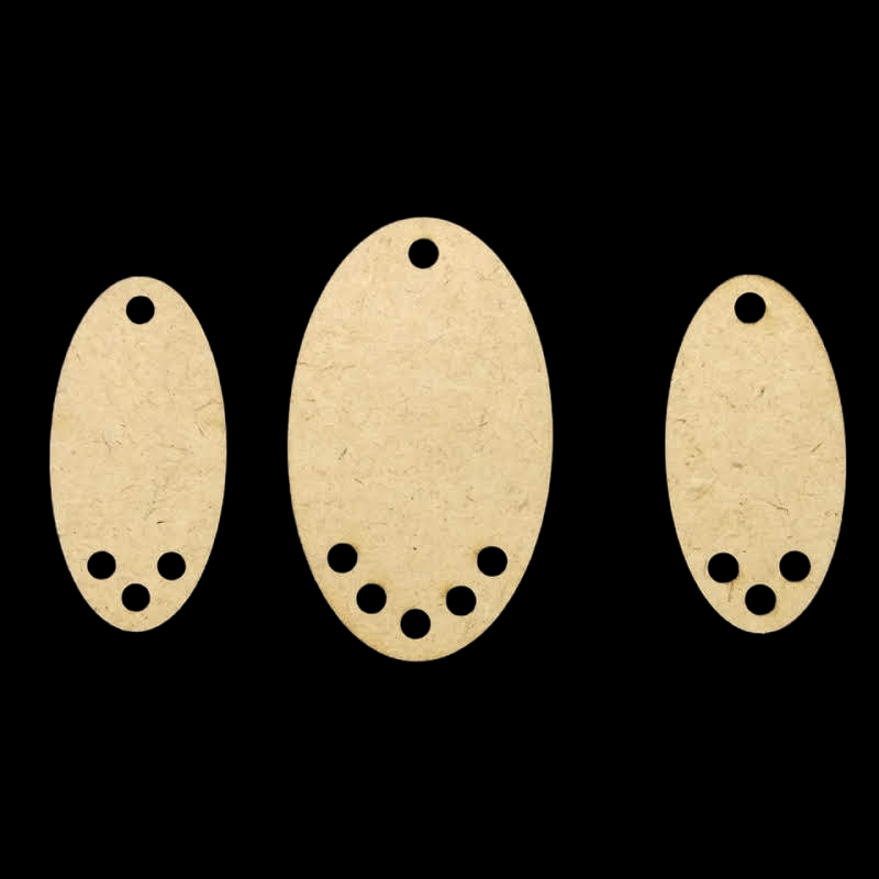 MDF Oval With Holes