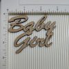 Baby Girl MDF Cutout