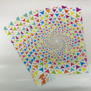 Mixed Colour Mandala Pattern Paper