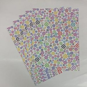 Mixed Colour Flower Pattern Paper