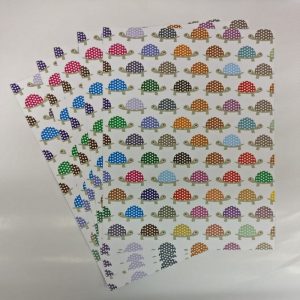 Mixed Colour Turtle Pattern Paper