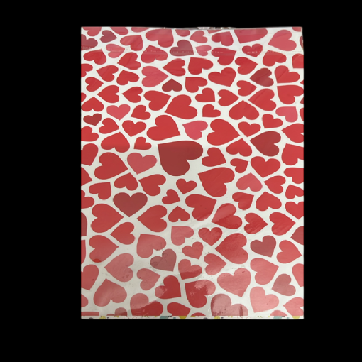 Big Red Heart Pattern Paper