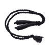Black Twisted Cotton Thread Neck Rope