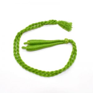 Parrot Green Twisted Cotton Thread Neck Rope