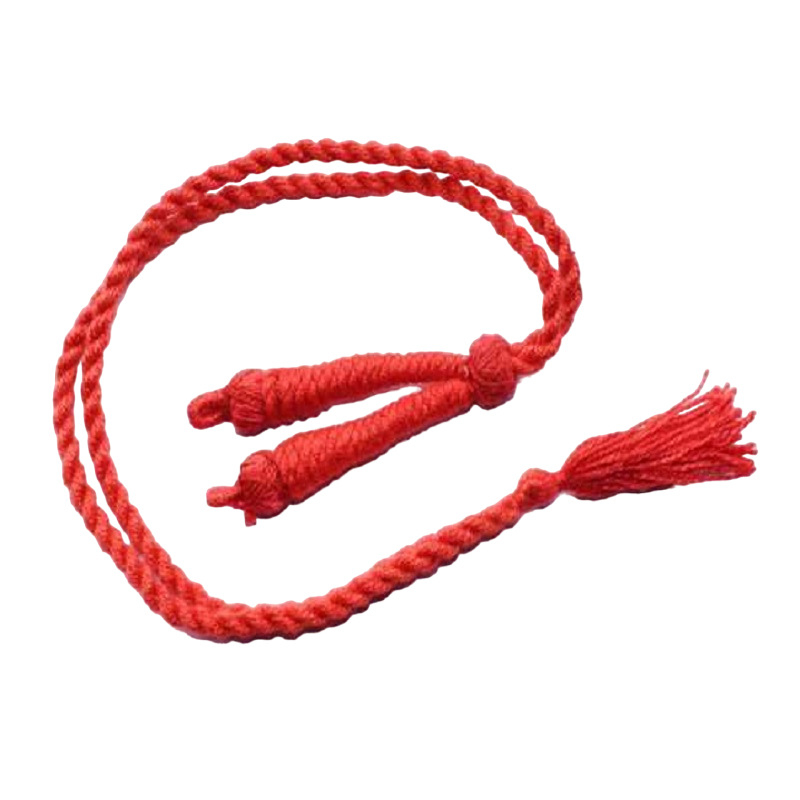 Light Red Twisted Cotton Thread Neck Rope