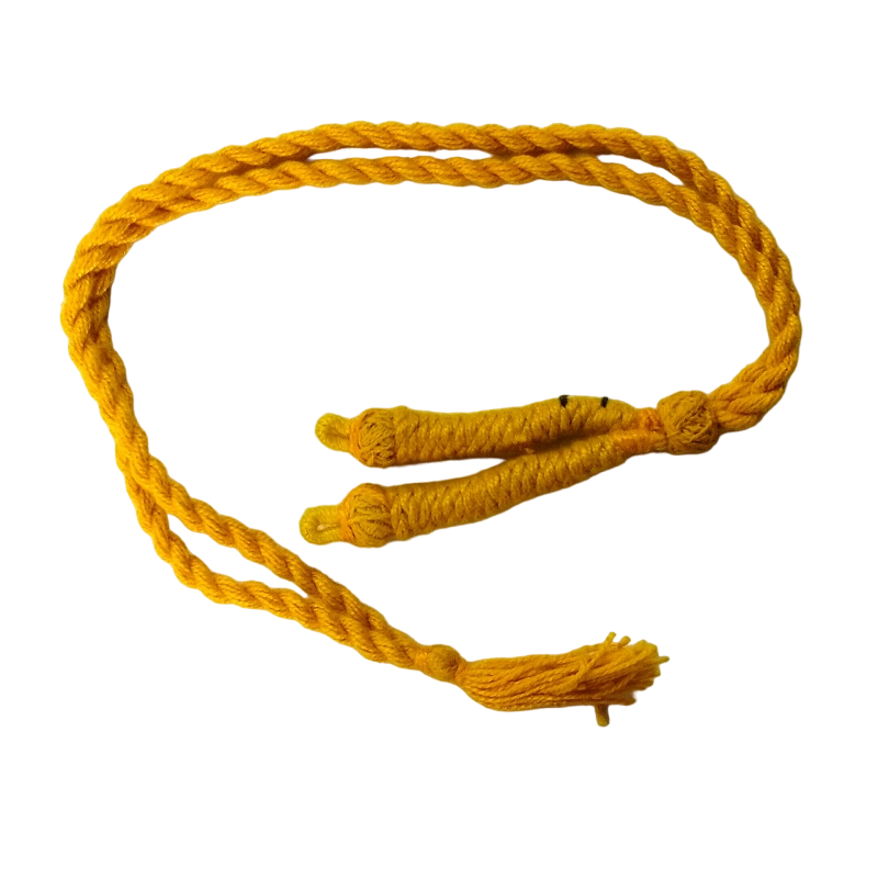 Light Yellow Twisted Cotton Thread Neck Rope