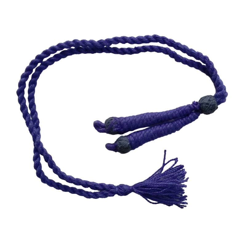 Blue Twisted Cotton Thread Neck Rope