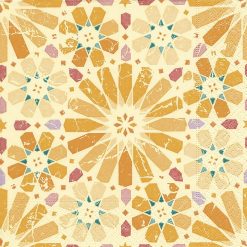 Orange Tile Decoupage Napkin Decoupage Napkin