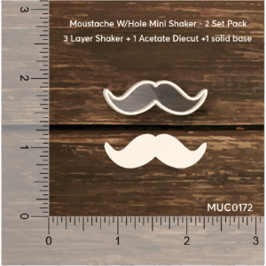 Moustache Mini Shaker Withouthole Mudra Chipzeb