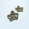 Antique Bronze Princess Crown Charm