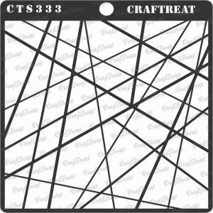 CrafTreat Stencil - Asymmetrical Lines