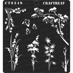 CrafTreat Stencil - Wild Flowers