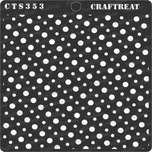 CrafTreat Stencil - Slanting Dots