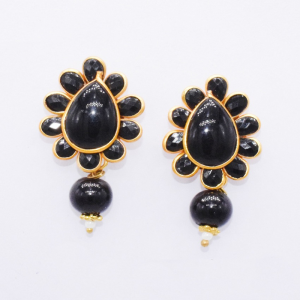 Black Pachi Earrings