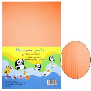 Light Orange Colour Foam Sheets Pack