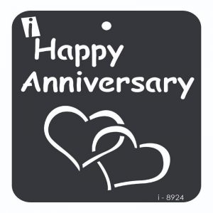 iCraft 4 x 4 Mini Stencil - Happy Anniversary