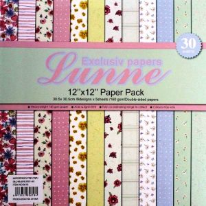 Exclusiv Lunne 12X12 Pattern Paper Pack